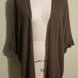 Red Lolly Olive Green Cardigan size Small